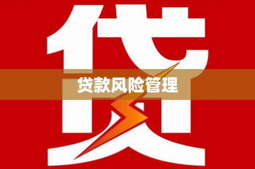 和硕贷款风险管理