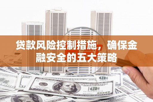 和硕贷款风险控制措施，确保金融安全的五大策略