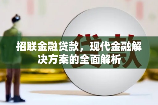 和硕招联金融贷款，现代金融解决方案的全面解析