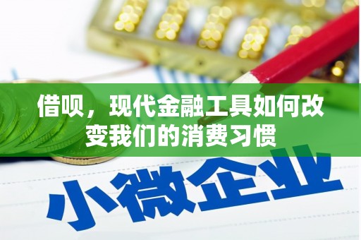 和硕借呗，现代金融工具如何改变我们的消费习惯
